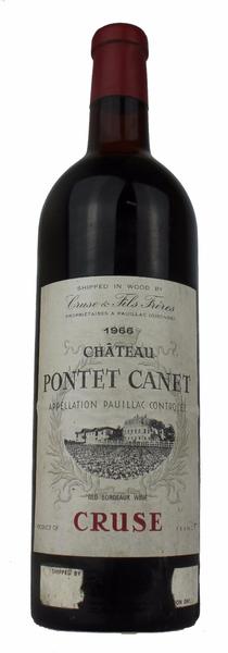 Chateau Pontet Canet, 1966